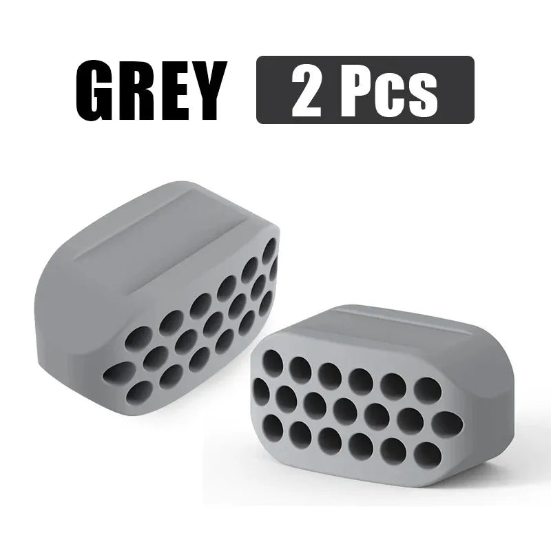 Silicone Jaw Exerciser Facial Toner & Jawline Fitness Ball Neck Toning Equipment Facial Beauty Tool Double Chin Exerciser - Ravar