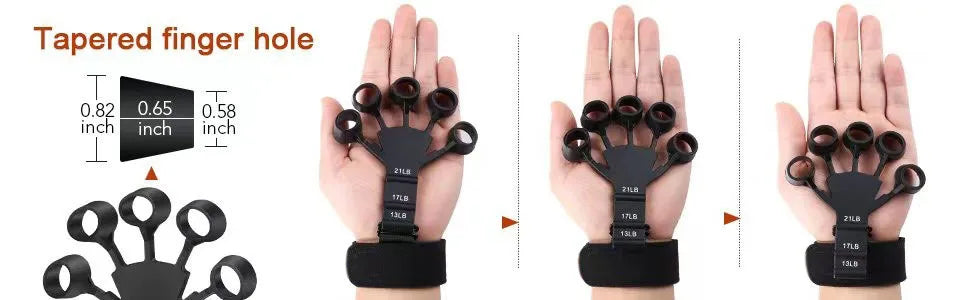 Grip Strength Trainer – Finger & Hand Exerciser for Strength & Flexibility - Ravar