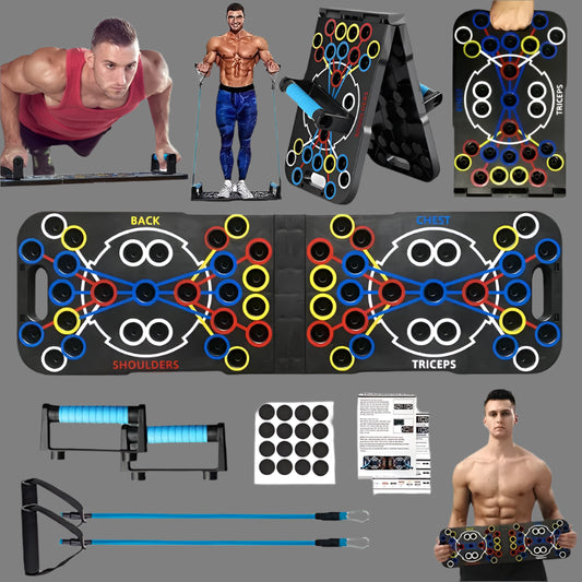 Multi-Function Push-Up Board – Home Gym Push-Up Bar System for Strength Training - Ravar
