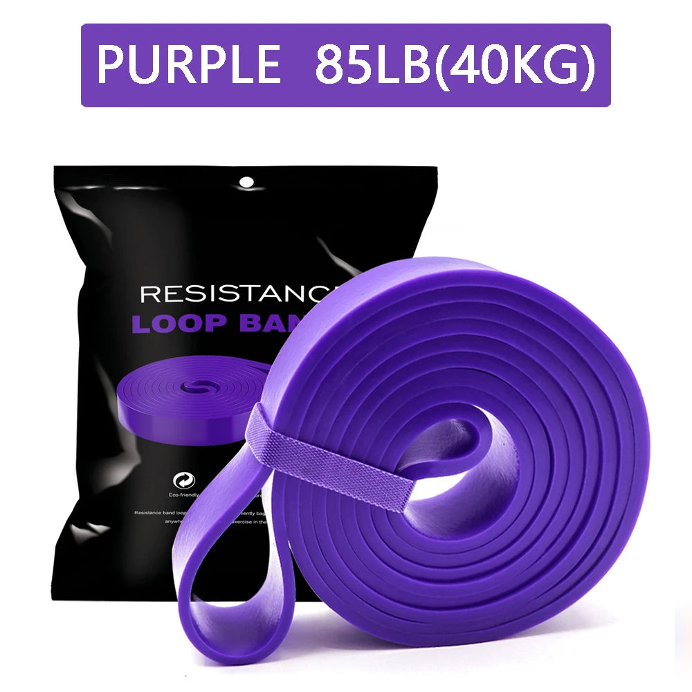 Latex Resistance Bands Pull Up Gym Home Fitness Rubber Expander Loop Strength Assist Workout Training Equipment - Ravar