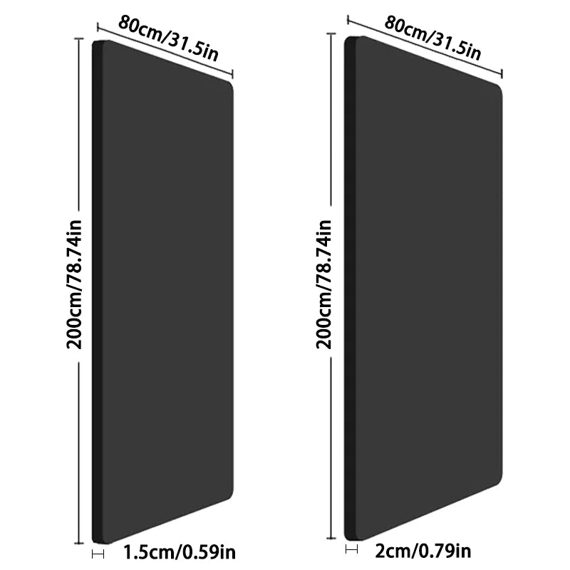 15/20mm Thick NBR Yoga Mat Moisture-proof Outdoor Non-Slip Durable Camping Picnic Mat 200x80cm Exercise Gym Fitness Workout - Ravar