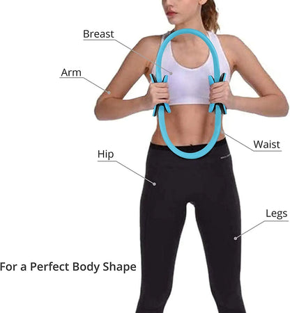 Yoga & Pilates Fitness Ring – Strengthen, Tone & Improve Flexibility - Ravar