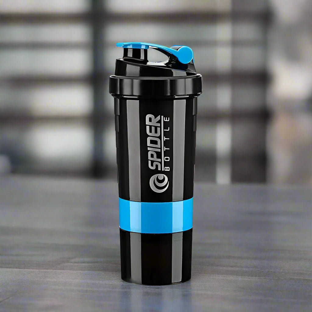 3-Layer Shaker Protein Bottle – The Ultimate Mixing Companion for Your Fitness Journey - Ravar