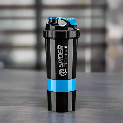 3-Layer Shaker Protein Bottle – The Ultimate Mixing Companion for Your Fitness Journey - Ravar