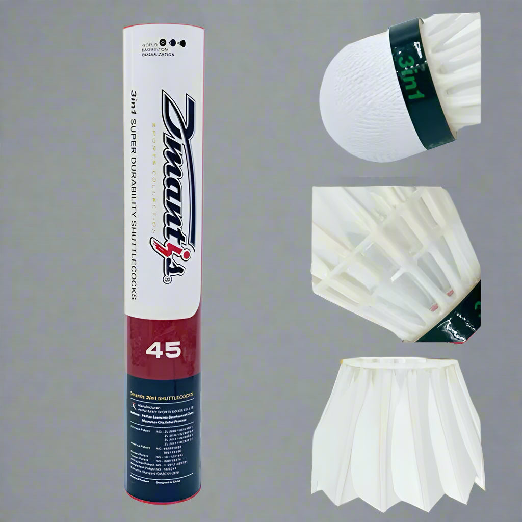 3 in 1 Hybrid Challenge Shuttlecock - Pack of 12 - Ravar