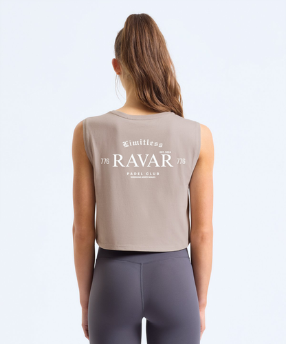 Ravar - Womens Cropped Performance Tank Top - Ravar