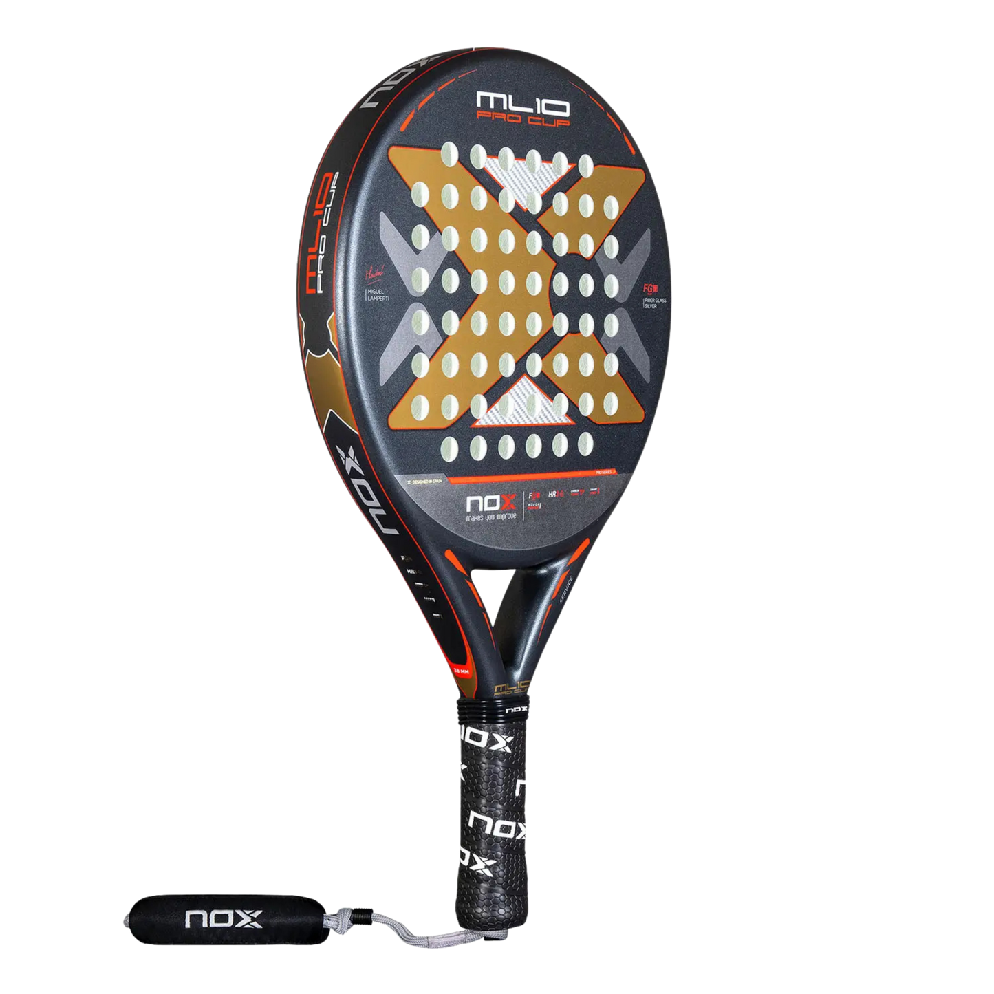 NOX ML10 Pro Cup Rough Surface 2025 | Miguel Lamperti Control Padel Racket - Ravar
