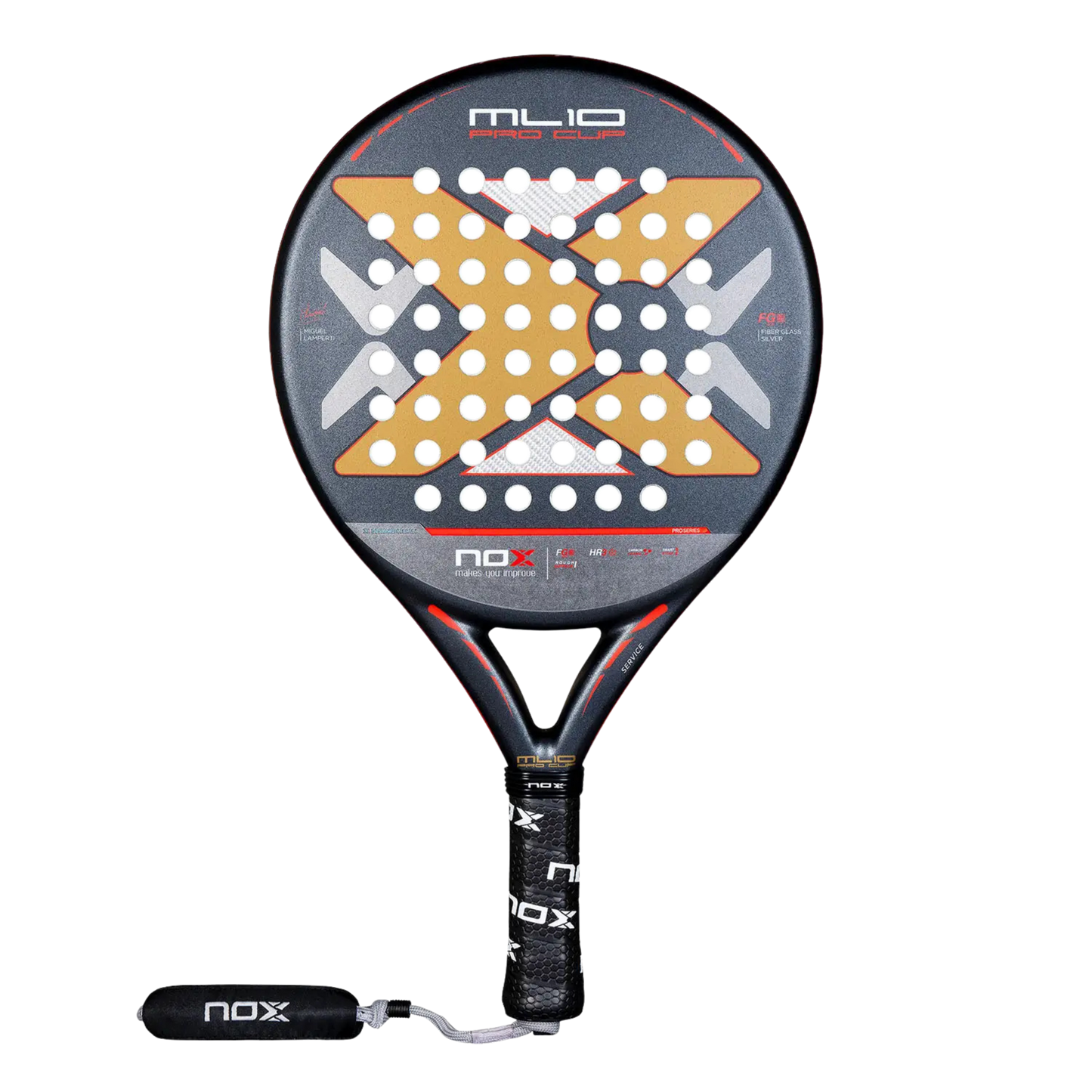 NOX ML10 Pro Cup Rough Surface 2025 | Miguel Lamperti Control Padel Racket - Ravar