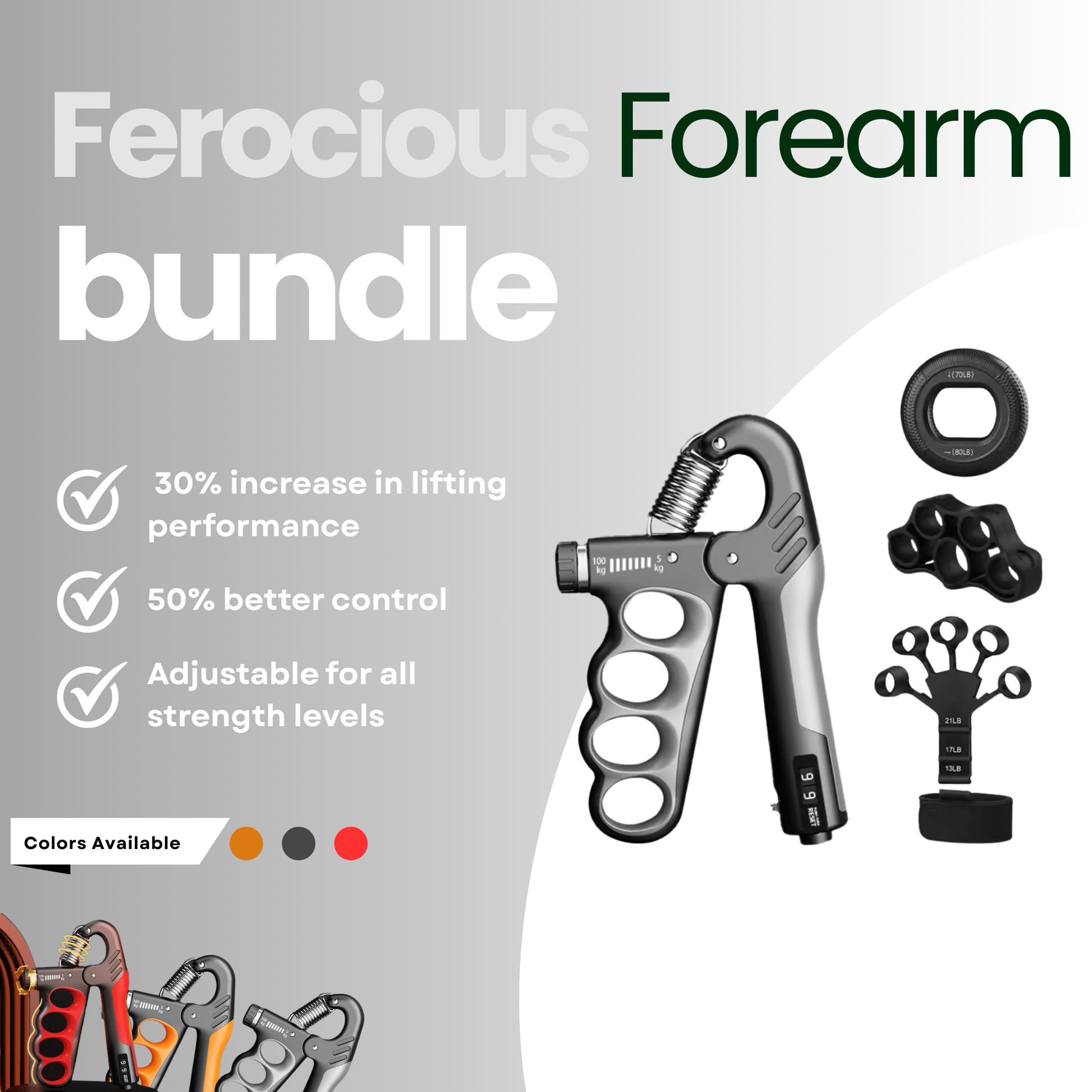 Adjustable Forearm Exerciser for forearm workouts - Ravar