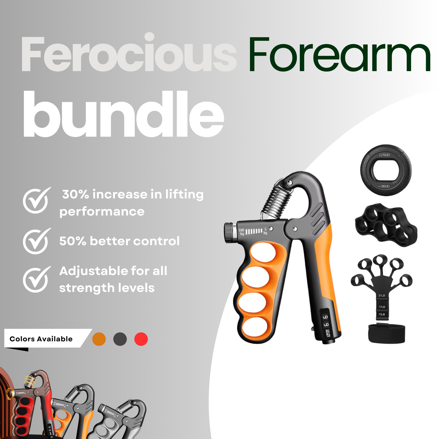 Adjustable Forearm Exerciser for forearm workouts - Ravar